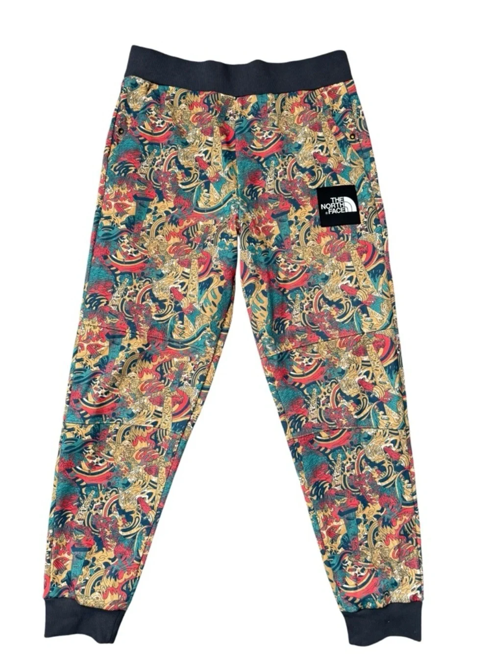 The North Face Leopard Genesis Fine Joggers Unisex medium Yellow Graphic Pants